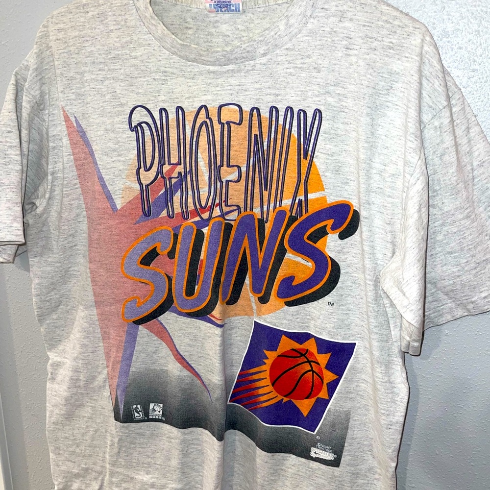 90s Phoenix Suns - All Over Print - Vintage NBA T-Shirt (large)